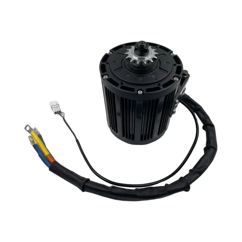 QS 138 90H 4000W IE 1 Efficiency Permanent Magnet Brushless Mid-Drive Train Motor for Electric Motorcycle Moped Vehicle Dirt