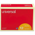 Universal UNVN35673 Self-Stick Note Pads Lined 4 X 6 Yellow 100-Sheet (Pack 12) Magnetic Cute PET Memo Pad Office Stationery