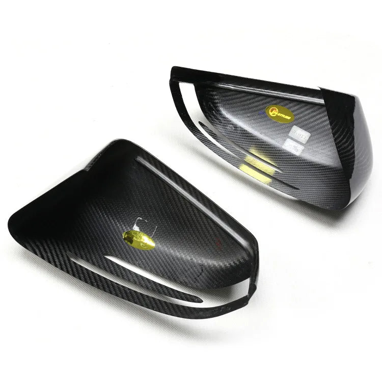 Car W204 W212 Carbon Fiber Replacement Rearview Mirror Shell  Protective Cover Housing for Mercedes-Benz W204 W212 CLA GLA