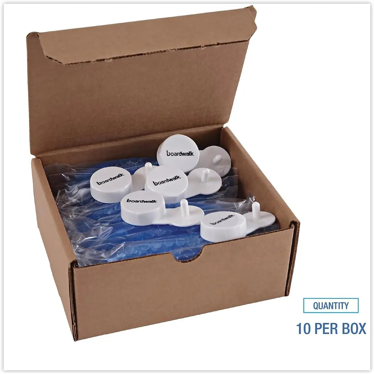 Boardwalk CURVP010I060M06AAS8100 Solid Curve Air Freshener Cotton Blossom Blue 10/Box