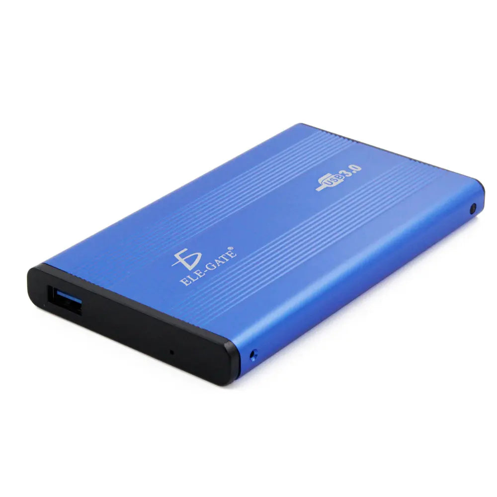 Elegate External Hard Drive Case 2.5 Inch Sata 3.0 Metal Enclosure For Hdd Storage