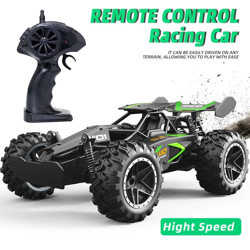 1: 18 Remote Control High-speed Four-wheel Drive Off-road Vehicle 2.4G High-speed Drop Resistant Remote Control Toy Car