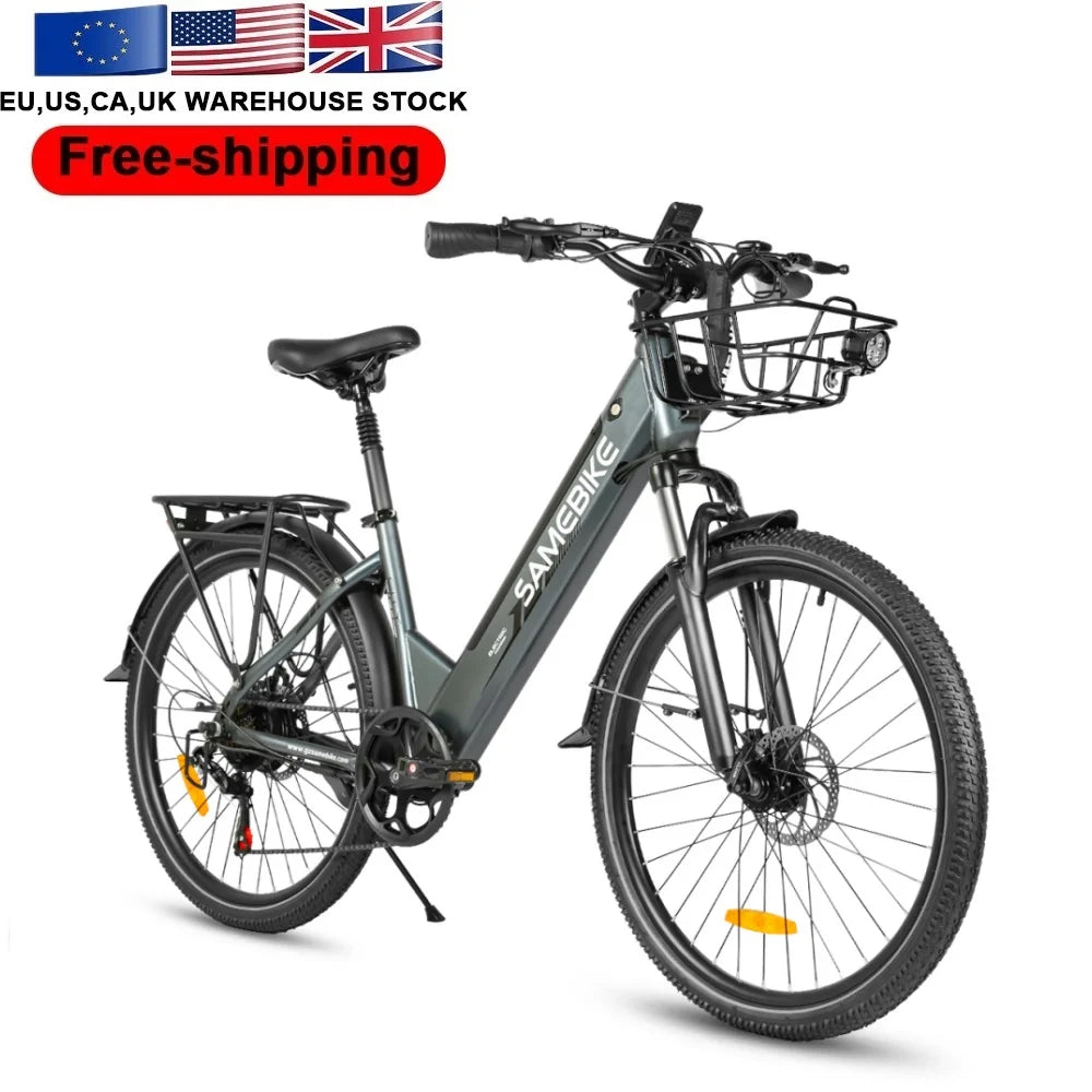 Fast Shipment 250W500D Hybrid Bike Fast All-Terrain Moped with 36v Lithium Battery and Disc Brake System Electric Bike