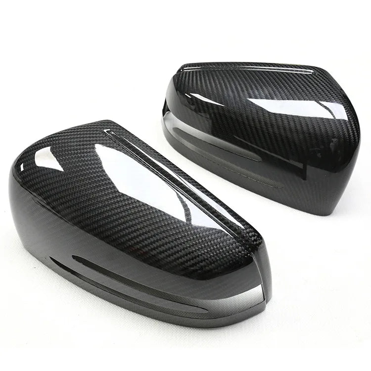 Car W204 W212 Carbon Fiber Replacement Rearview Mirror Shell  Protective Cover Housing for Mercedes-Benz W204 W212 CLA GLA
