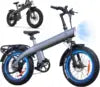 New Design Q3 48V Electric Cycle Smart Folding City Bicycle with 100KM Max Range and Electronic Front Shock Absorber Dirt Bike
