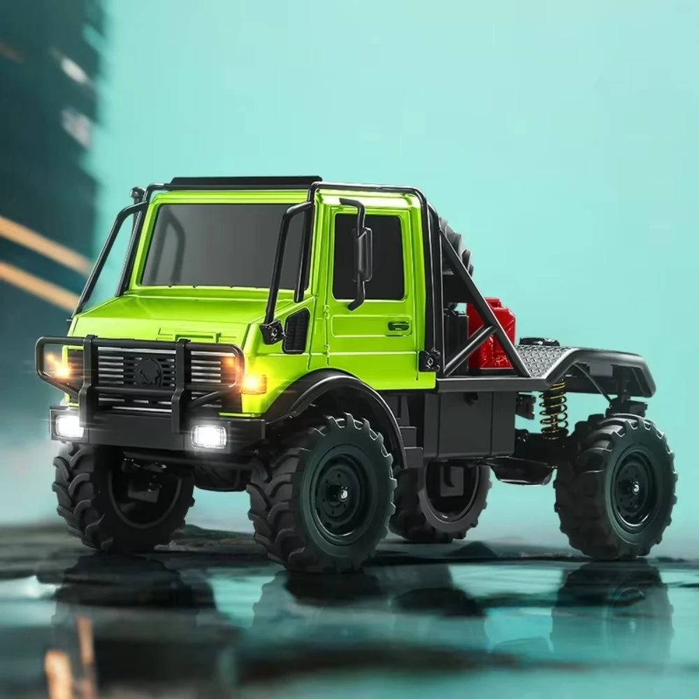 JJRC New MN333 RC 1/18 4WD Climbing Off-road Vehicle Simulation Light Metal Front Electric Remote Control Model Car