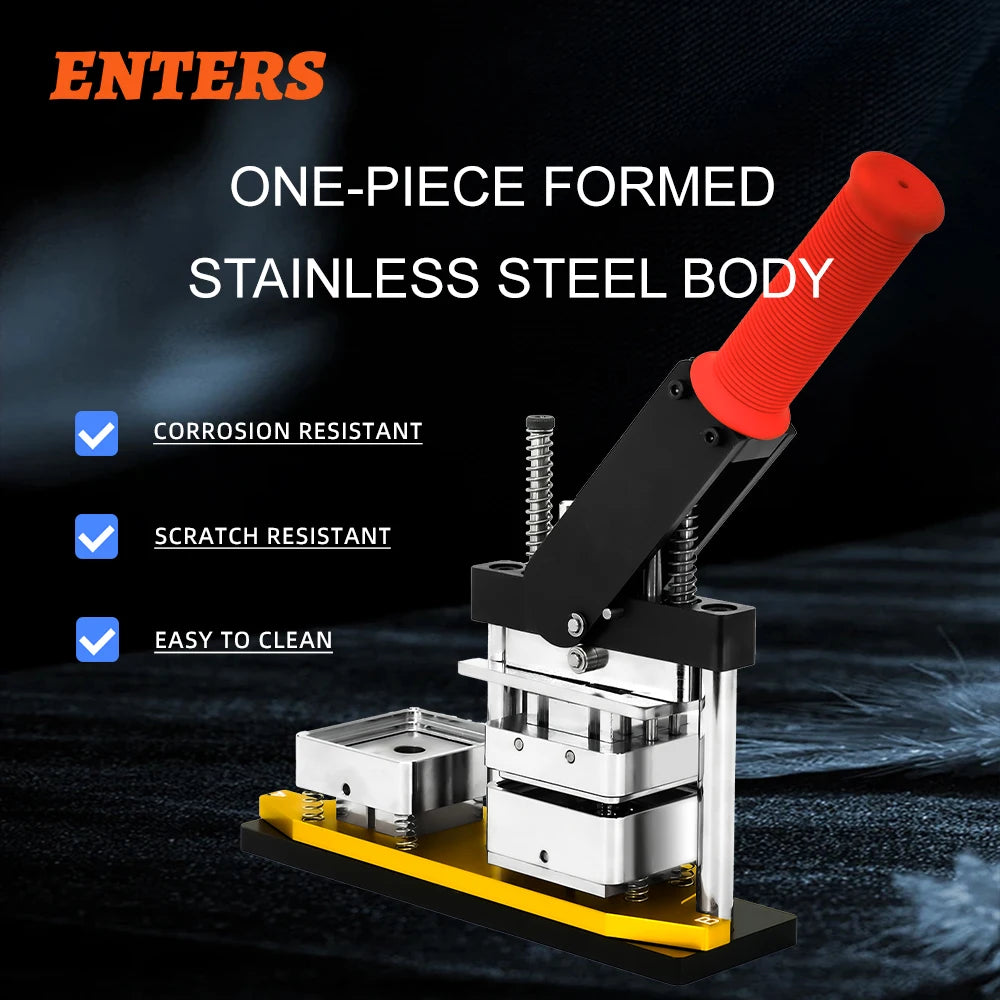 Hot Selling 50*50mm Metal Magnet Making Machine with 100sets materials