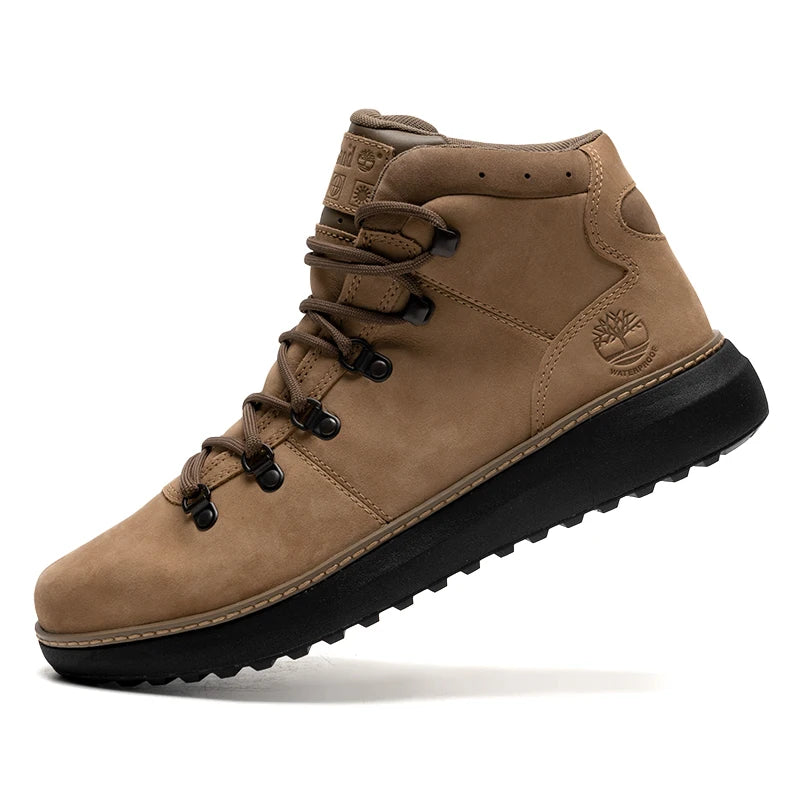 Timberland High-Top Boots Men's Thick-Soled Height-Increasing Boots Outdoor Sports Hiking Shoes A69Rden3