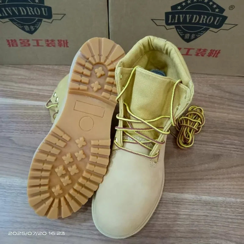 2026 Classic Brand Autumn/Winter Mid-Top Mountain Climbing Footwear Designer Anti Slip Outdoor Hiking Boot Hot Sale Trekking Sho