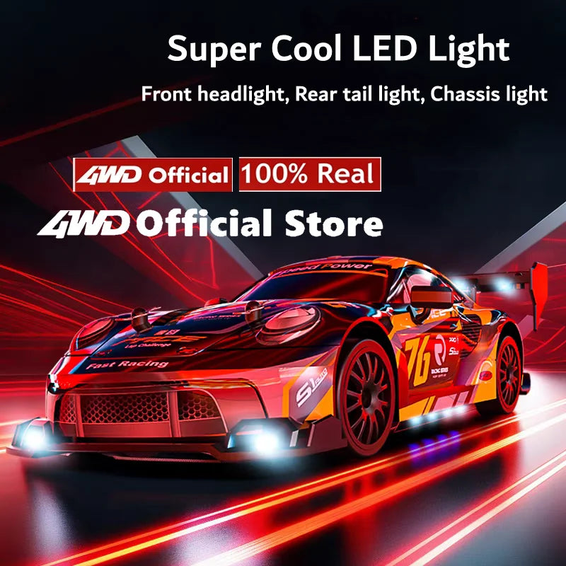 4WD Remote Control Drift Car 1:24 Mini Remote Control Racing Car Model 2.4G Radio High Speed RC Car Boy Toy Gift