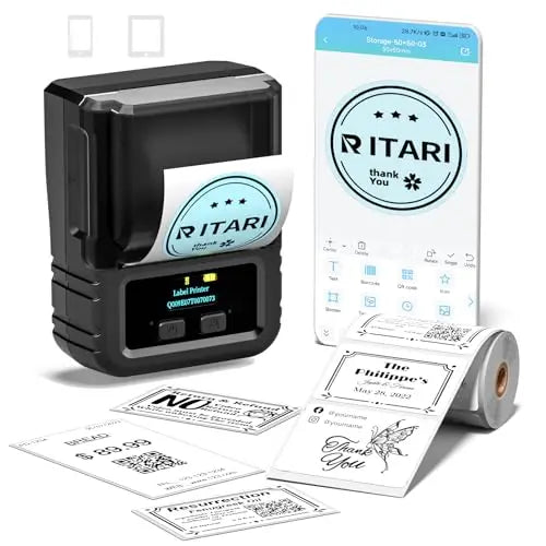 Phomemo M110 M221 M220 M120 Label Maker Multifuntional Mini Label Printer Bluetooth Thermal Printer Inkless for Small Business