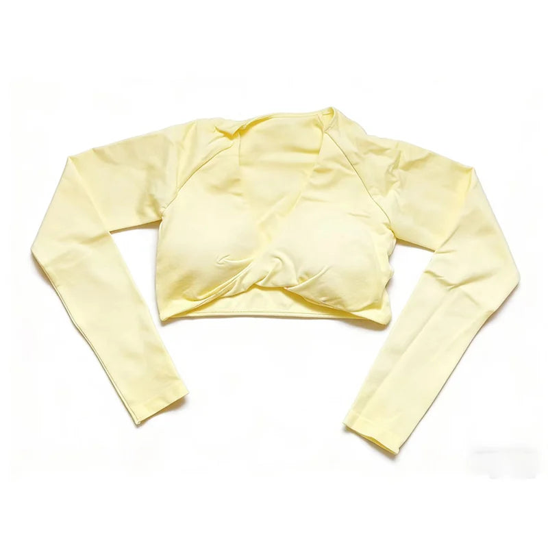 Ignite Gym Femme Jersey Mujer Running Long Sleeve Yoga Shirts Sport Top Fitness Clothes Wear for Women
