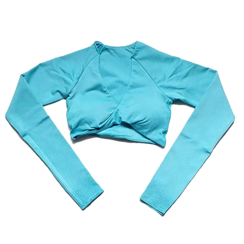 Ignite Gym Femme Jersey Mujer Running Long Sleeve Yoga Shirts Sport Top Fitness Clothes Wear for Women