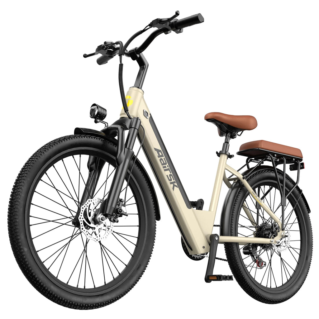 Aairsk EU Stock 26 Inch 250W Ebike With 36V 13Ah Lithium Battery City Woman Moped Style Removable Battery Electric Bike Bicycle