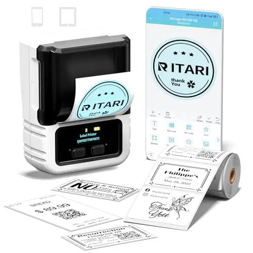 Phomemo M110 M221 M220 M120 Label Maker Multifuntional Mini Label Printer Bluetooth Thermal Printer Inkless for Small Business