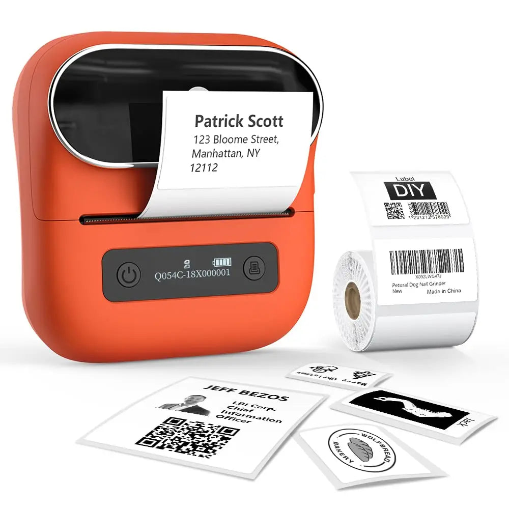 Phomemo M110 M221 M220 M120 Label Maker Multifuntional Mini Label Printer Bluetooth Thermal Printer Inkless for Small Business